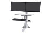 Näytön kiinnitys - Ergotron WorkFit-S Dual Workstation with Worksurface Standing Desk -työasema - 33-349-211