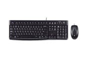Näppäimistöt - Logitech MK120-työpöytä - FR - Näppäimistö ja Hiirisetti - Ranskalainen - Musta - 920-002539