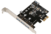 Ohjainkortit - MicroConnect Yhdistä - USB-sovitin - MC-USB3.0-F2B2-V2