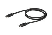 FireWire / ThunderBolt-kaapelit ja adapterit - StarTech.com Thunderbolt 3 (40Gbps) USB C Cable - Musta - 80cm - TBLT34MM80CM