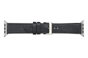 Smartwatch - Lisävarusteet - dbramante1928 Kööpenhamina - ranneke 44mm - musta/hopea - AW44BLSI1032