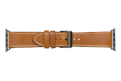Smartwatch - Lisävarusteet - dbramante1928 Copenhagen - Watch Strap 44mm - Tan/Space Grey - AW44GTSG1031