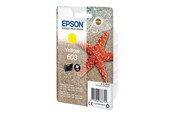 Mustepatruunat, värikasetit ja lisävarusteet - Epson 603 - Keltainen - Original - ink cartridge - C13T03U44010