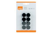 Konferenssi & Esitys - Nobo Magneettitaulun magneetit, 8kpl pakkaus, 20mm mustia magneetteja Musta - 1901440