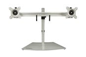 Näytön kiinnitys - StarTech.com Dual-Monitor Stand for up to 24" Monitors - Horizontal Hopea - stand - ARMDUOSS