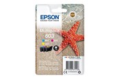 Mustepatruunat, värikasetit ja lisävarusteet - Epson 603 Multipack - 3-pack - Keltainen cyan magenta - Original - ink cartridge - C13T03U54010