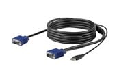 KVM-kaapelit - StarTech.com 10ft / 3m USB KVM Cable for Rackmount Consoles - VGA and USB - video / USB-kaapeli - 3 m - RKCONSUV10