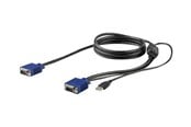 KVM-kaapelit - StarTech.com 6ft / 1.8m USB KVM Cable for Rackmount Consoles - VGA and USB - video / USB-kaapeli - 1.8 m - RKCONSUV6