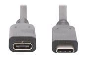 USB kaapelit - DIGITUS USB Type-C Extension Cable - 1.5m - AK-300210-015-S