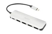 USB hub - DIGITUS DA-70242-1 - keskusyksikkö - 4 porttia USB hub - 4 porttia - Valkoinen - DA-70242-1