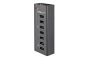 Tabletti - Adapterit & Laturit - StarTech.com 7 Port USB Charging Station with 5x 1A Ports and 2x 2A Ports charging strip - + AC Teho adapter - ST7C51224EU
