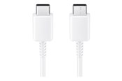 USB kaapelit - Samsung USB cable USB-C (M) to USB-C (M) USB 2.0 (Max 3A/25W) 1 m white - EP-DA705BWEGWW