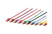 Verkkokaapelit - DIGITUS patch cable - 5 m - black - Musta - 5m - DK-1644-050/BL