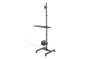 Näytön kiinnitys - DIGITUS Mobile Workstation (Monitor Mount PC Holder) - DA-90374