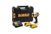 Ruuvi- ja Porakoneet - Dewalt 18V XR Brushless Compact Impact Driver - 2 x 2Ah - DCF809D2T-QW