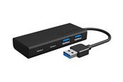 USB hub - ICY BOX JÄÄBOXI USB hub - 4 porttia - Musta - IB-HUB1426-U3