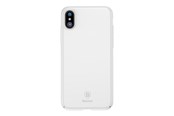 Puhelin - Kannet ja kotelot - Baseus Thin Case for iPhone X/XS - White - WIAPIPHX-ZB02