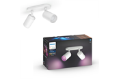 Smart Home - Älykoti - Philips Hue Fugato Plate/Spiral 2x5.7W Spots - Valkoinen - 929003810301