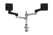 Näytön kiinnitys - R-Go Tools R-Go Zepher 4 Monitor Arm Dual for Two Monitors - RGOVLZE4TWSI