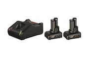 Akut ja laturit - Bosch Professional Sininen bosch 12v battery pack 2x6.0ah w/charger - 1600A01B20