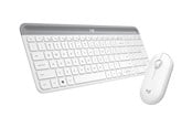 Näppäimistöt - Logitech Langaton Slim-yhdistelmä MK470 - Näppäimistö ja Hiirisetti - Saksa - Harmaa - 920-009189