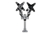 Näytön kiinnitys - StarTech.com Pöytäkiinnitteinen kahden näytön teline - Premium - Jopa 27 tuuman näyttöihin - pöytäkiinnitys (säädettävä varsi) - ARMDUALPS