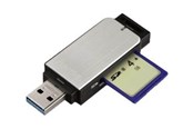 Muistikortinlukijat - adapterit ja kortinlukijat - Hama kortinlukija - USB 3.0 - 00123900