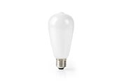 Smart Home - Älykoti - Nedis Wi-Fi Smart LED E27 -lamppu ST64 - WIFILF11WTST64