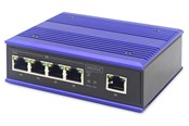 Kytkimet - DIGITUS DN-651118 4 Port Gigabit Network Switch Industrial Unmanaged 1 RJ45 Uplink - DN-651118