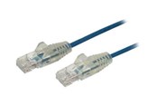 Verkkokaapelit - StarTech.com 0.5m CAT6 Cable - Sininen Slim CAT6 Patch Cord - Snagless - LSZH - patch cable - 50 cm - Sininen - Sininen - 0.5m - N6PAT50CMBLS