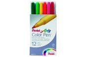 Kirjoitus- ja piirustustarvikkeet - Pentel S360-12 Väri Pen ass. - S360-12