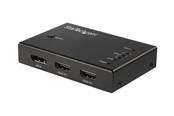 Näyttö- & audiokytkimet - StarTech.com 4-porttinen HDMI-videosovitin - 3x HDMI ja 1x DisplayPort - 4K 60Hz - video- / äänisovitin - 4 porttia - VS421HDDP