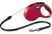 Koirat - Flexi New CLASSIC S kelatalutin 5m punainen - FL-2504