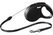 Koirat - Flexi New CLASSIC S kelatalutin 5m musta - FL-2528