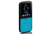 MP3-soittimet ja äänitallentimet - Lenco PODO-153BU - Sport MP3/4 Player with Pedometer Sport Earplugs and Sport Wristband - Blue - MP3 player 4 GB - PODO-153BU