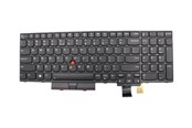 Näppäimistöt - Lenovo Chicony - Kannettavan tietokoneen näppäimistö – vaihtoon - Universal - Musta - 01HX248