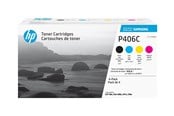 Mustepatruunat, värikasetit ja lisävarusteet - HP Samsung SU375A / CLT-P406C Toner 4-pack (Black Keltainen Cyan Magenta) - SU375A