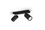 Valaisimet - Philips Kosipo pistekisko 2xGU10, musta - 915005531901