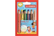 Harrastustarvikkeet - STABILO Woody 3 i 1 watercolor colored pencil and Vaha crayon in one - 4006381117388