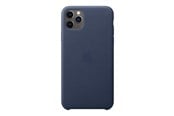 Puhelin - Kannet ja kotelot - Apple iPhone 11 Pro Max Leather Case - Blue - MX0G2ZM/A