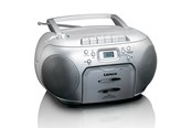 DAB, Verkko- & Kelloradiot - Lenco SCD-420 - kantokaiutin - CD - FM - Stereo - hopea - SCD-420SI
