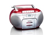 DAB, Verkko- & Kelloradiot - Lenco SCD-420 - kantokaiutin - CD - FM - Stereo - Punainen - SCD420ROT