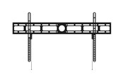 Seinäkiinnitys, AV-kiinnikkeet & AV-kalusteet - IC INTRACOM techly - Max 60 kg - recommended for 80" - ICA-PLB 840