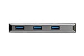 USB hub - StarTech.com 3Pt USB-C -keskittimen SD-kortinlukijalla - 10 Gbps - 3x USB-A ja 1x USB-C - keskittimenä - 3 porttia USB hub - 3 porttia - Harmaa - HB31C3ASDMB