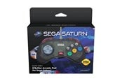 Pelit - lisävarusteet - Retro-Bit SEGA Saturn Pad - Grey - Wired Controller - Sega Saturn - 7350002936917