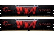 RAM - G.Skill AEGIS DDR4-3200 - 16GB - CL16 - Dual Channel (2 pcs) - Intel XMP - Musta - F4-3200C16D-16GIS