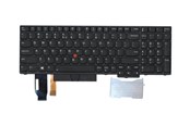 Näppäimistöt - Lenovo Chicony - Kannettavan tietokoneen näppäimistö – vaihtoon - Englanti (US) - Musta - 01YP629