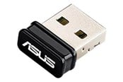 Verkkokortit (verkkosovittimet, tulostuspalvelimet jne.) - ASUS USB-N10 NANO - USB 2.0 - 802.11b/g/n - 150 Mbps - 90IG05E0-MO0R00