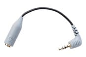 Audiokaapelit - BOYA Smartphone TRRS Adapter 3.5mm TRS to 3.5mm T - BY-CIP2