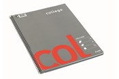 Vihkot, Lomakkeet & Muistikirjat - Bantex Col College Pad Unruled Unpunched A4 - 100051797